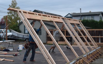 The Day of Walls: Our Net Zero Sukkah