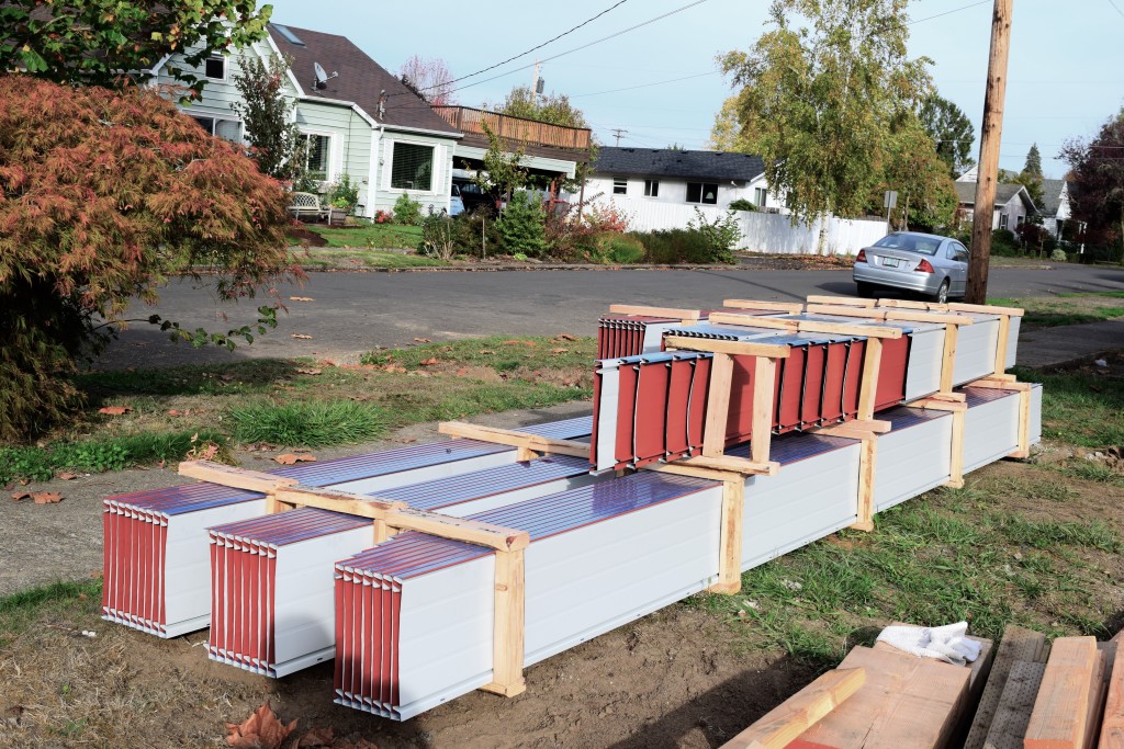 Bundles of roofing